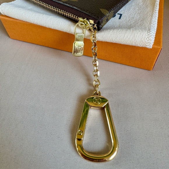 Louis Vuitton Monogram Pochette Cles Coin Holder Key Pouch - Picture 8 of 12